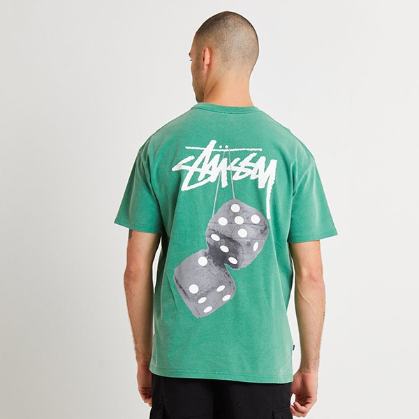 ステューシー ダイス tシャツ 偽物 Fuzzy Dice Tee 半袖 ロゴ Tシャツ 8色 suw50963